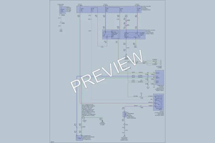 2012 Ford E350 Super Duty Air Conditioning wiring diagram preview