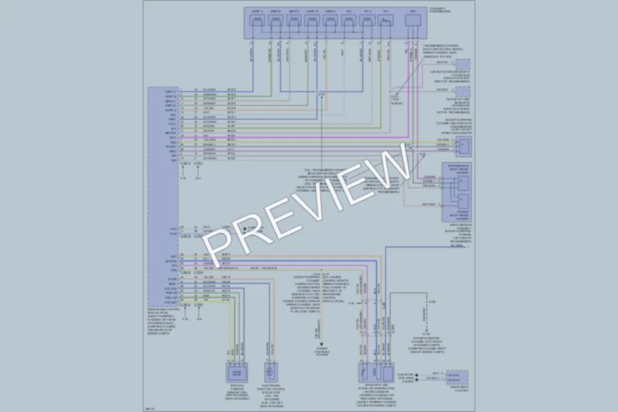 2012 Ford E350 Super Duty Transmission wiring diagram preview