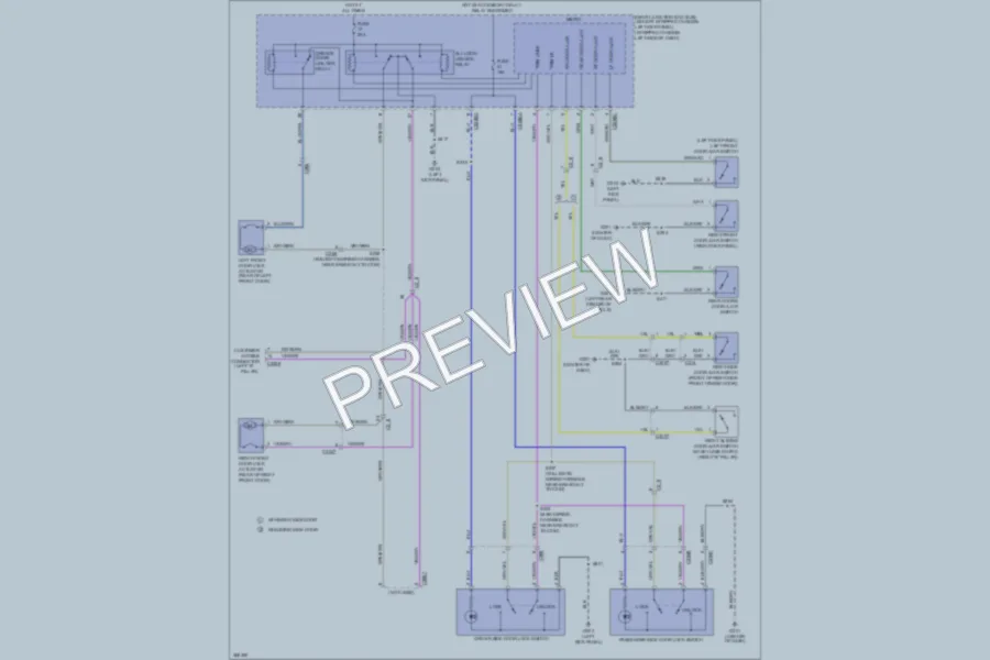 2012 Ford E250 Anti Theft wiring diagram preview