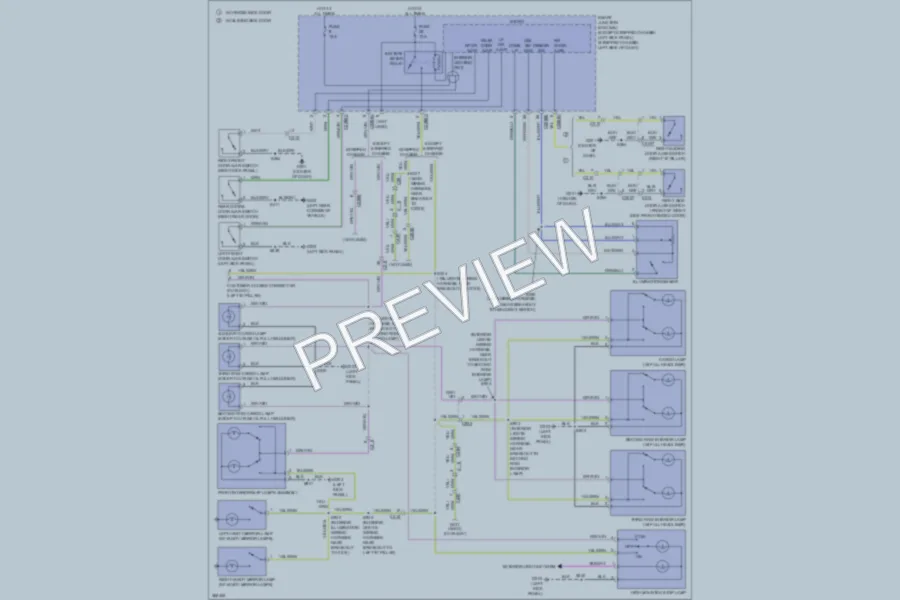 2012 Ford E350 Super Duty Interior Lights wiring diagram preview