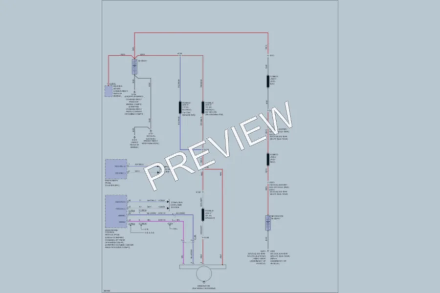 2012 Ford E350 Super Duty Starting Charging wiring diagram preview