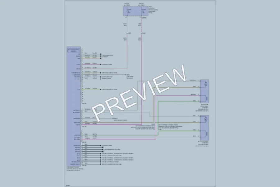 2012 Ford Edge Electronic Power Steering wiring diagram preview