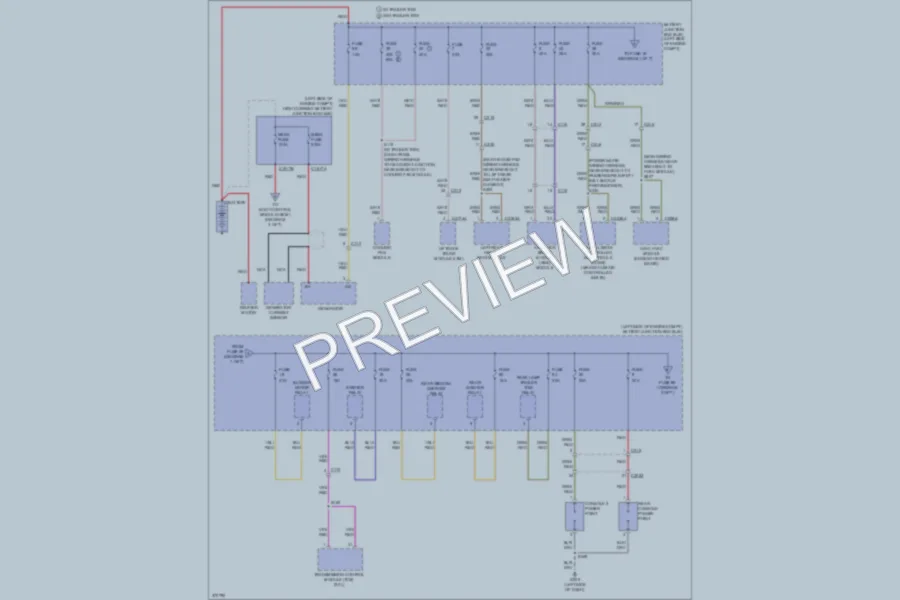 2012 Ford Edge Power Distribution wiring diagram preview