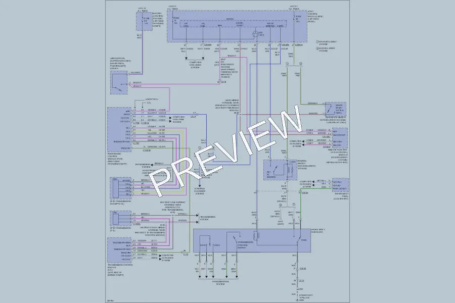2012 Ford Edge Shift Interlock wiring diagram preview