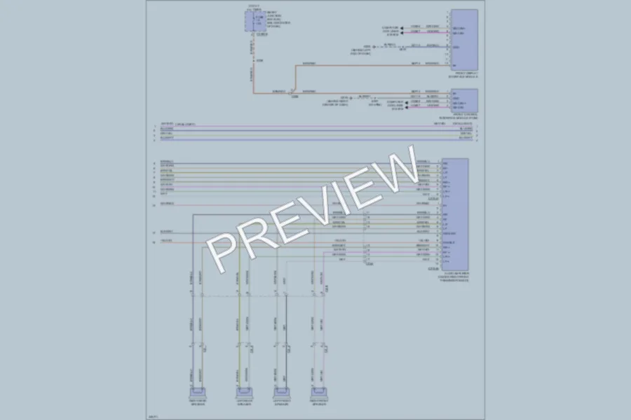 2012 Ford EscapeHybrid Radio wiring diagram preview