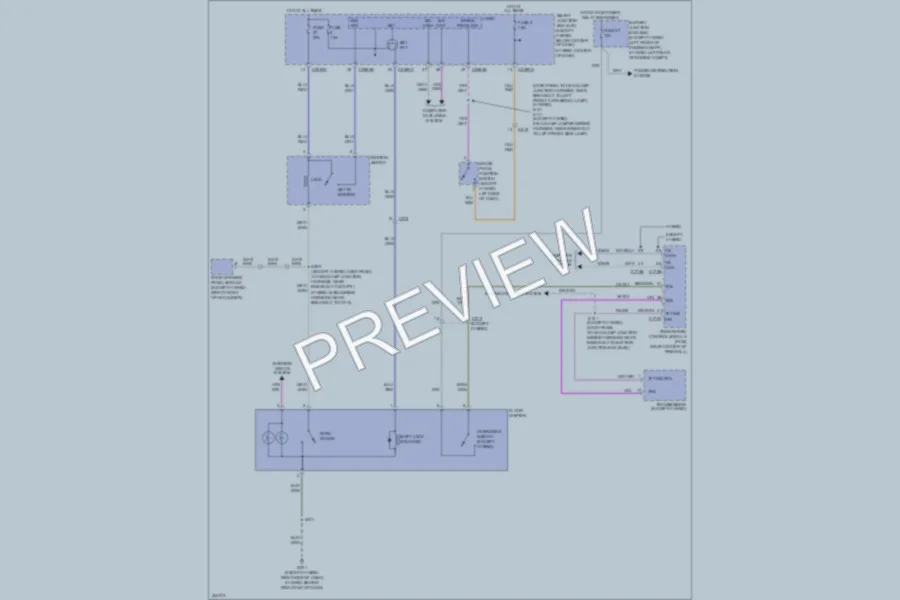 2012 Ford EscapeHybrid Shift Interlock wiring diagram preview