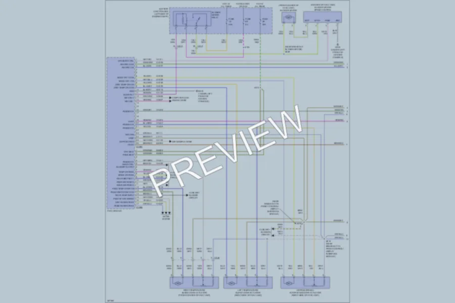 2012 Ford Explorer Air Conditioning wiring diagram preview