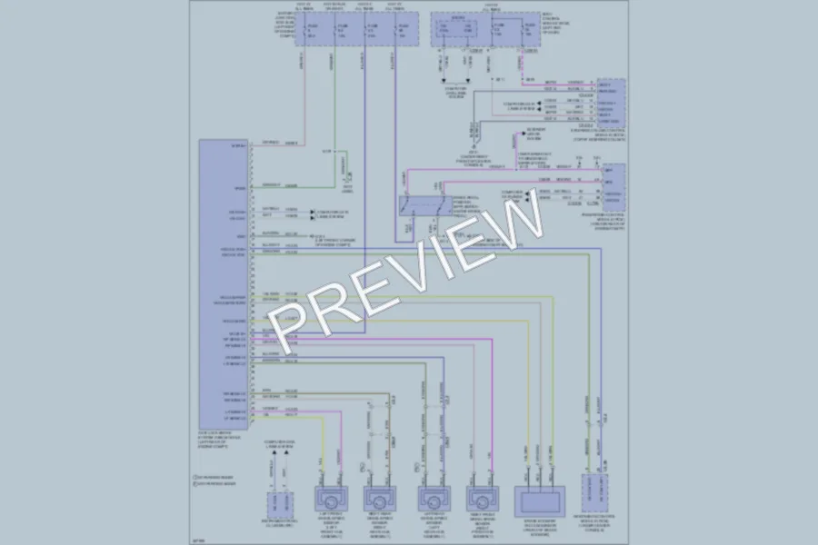 2012 Ford Explorer Anti Lock Brakes wiring diagram preview