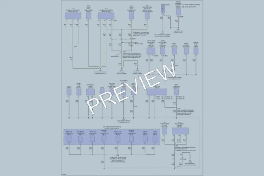 2012 Ford Explorer Ground Distribution wiring diagram preview