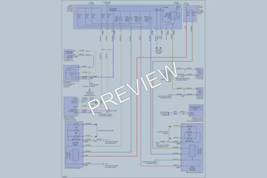 2012 Ford Explorer Headlights wiring diagram preview