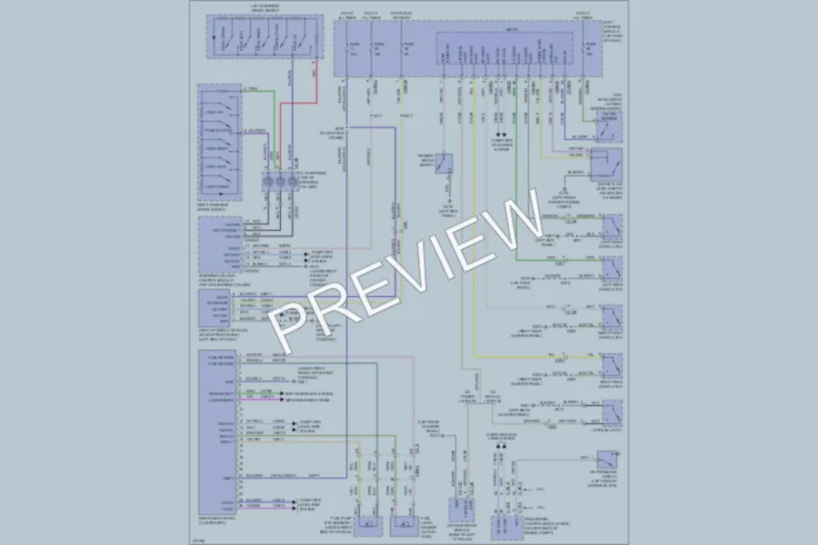 2012 Ford Explorer Instrument Cluster wiring diagram preview