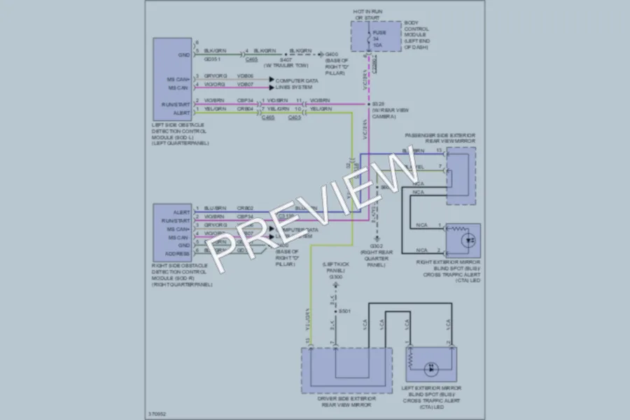 2012 Ford Explorer Navigation wiring diagram preview
