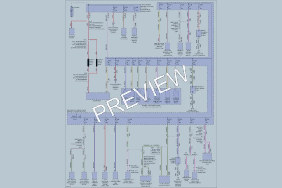 2012 Ford Explorer Power Distribution wiring diagram preview