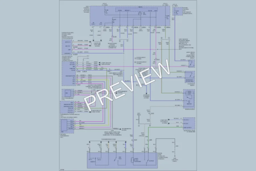 2012 Ford Explorer Shift Interlock wiring diagram preview