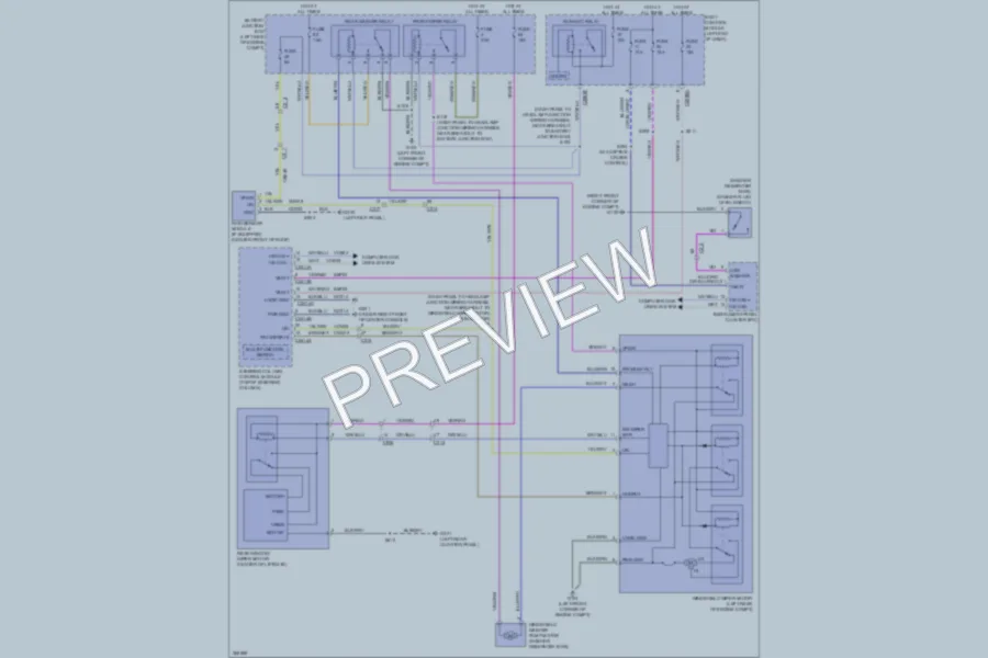 2012 Ford Explorer Wiper Washer wiring diagram preview