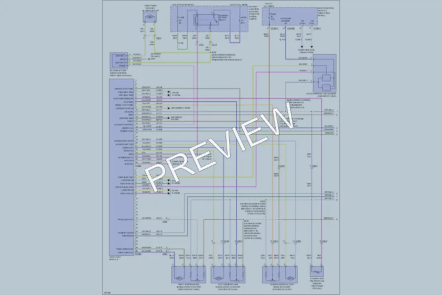 2012 Ford F150 Air Conditioning wiring diagram preview