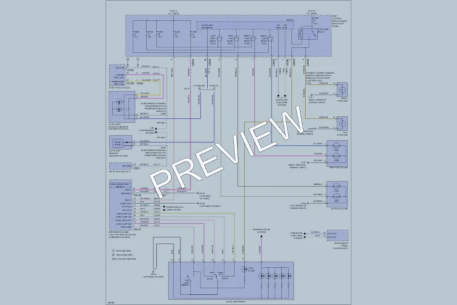 2012 Ford F150 Headlights wiring diagram preview