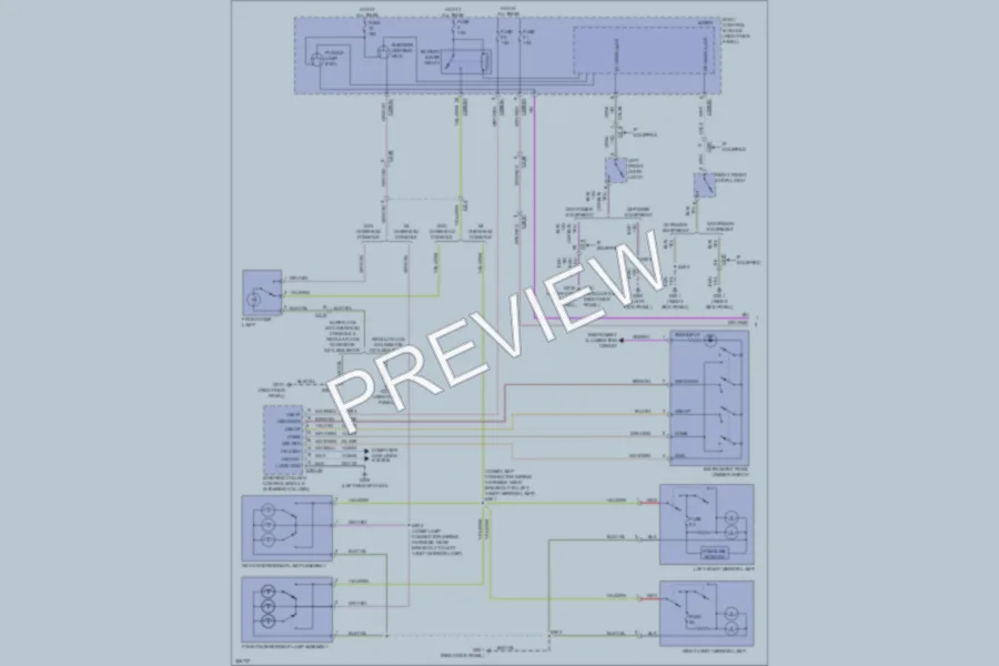 2012 Ford F150 Interior Lights wiring diagram preview