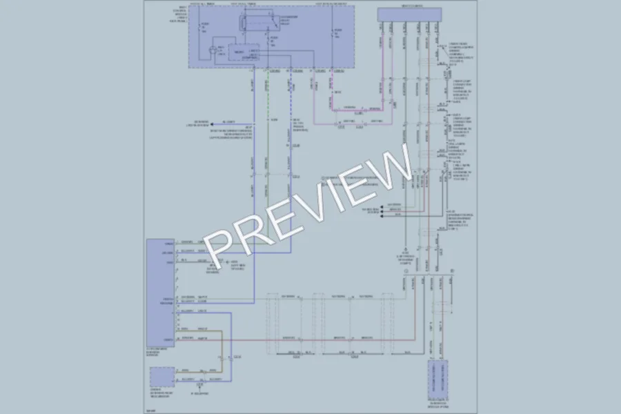 2012 Ford F150 Power Mirrors wiring diagram preview