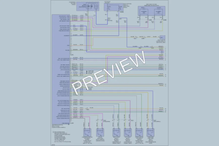 2012 Ford F150 Supplemental Restraints wiring diagram preview