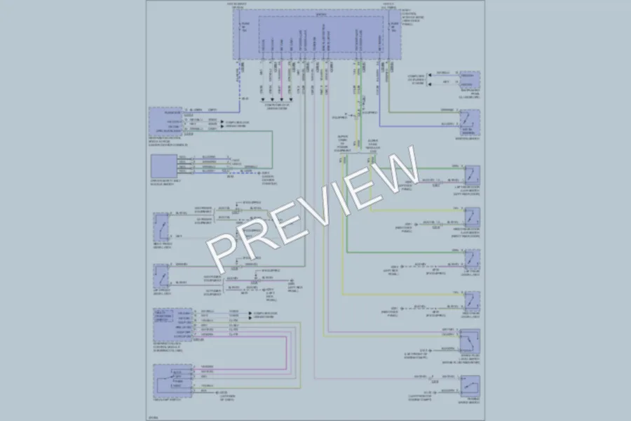 2012 Ford F150 Warning Systems wiring diagram preview