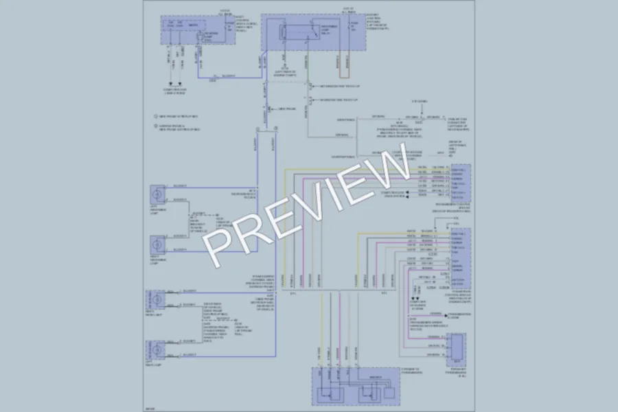 2012 Ford F250 Super Duty Exterior Lights wiring diagram preview