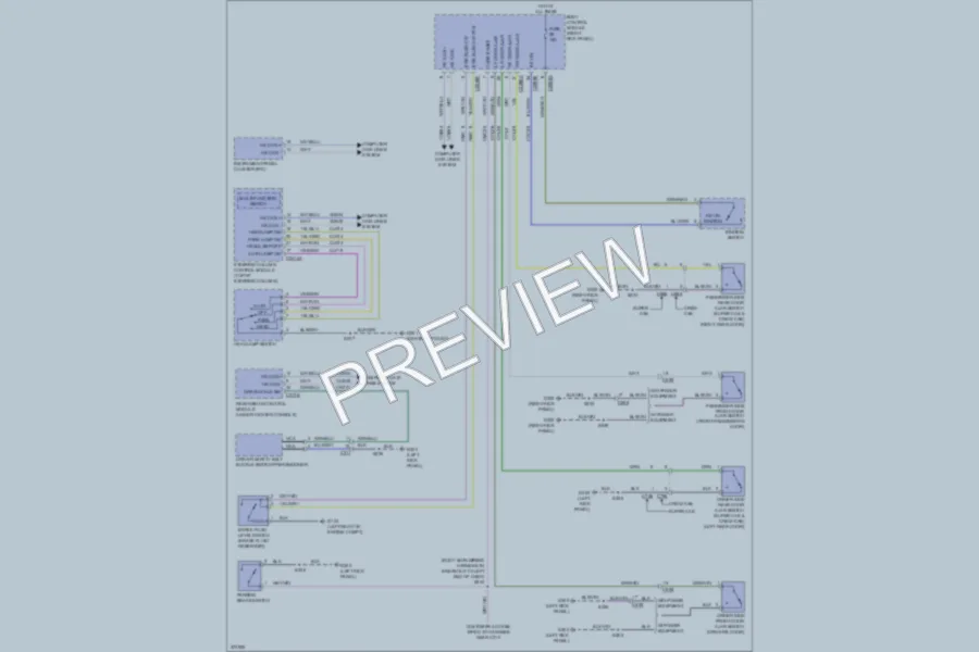 2012 Ford F250 Super Duty Warning Systems wiring diagram preview