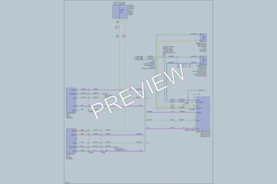 2012 Ford F350 Super Duty Cooling Fan wiring diagram preview