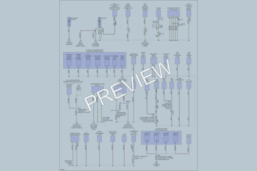 2012 Ford F350 Super Duty Ground Distribution wiring diagram preview