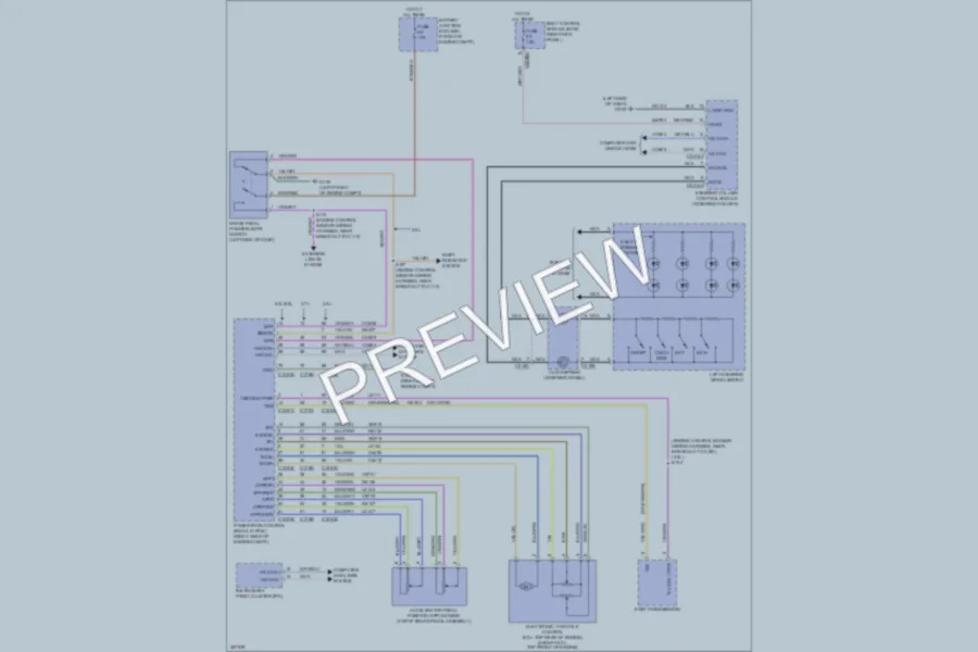 2012 Ford F150 Cruise Control wiring diagram preview