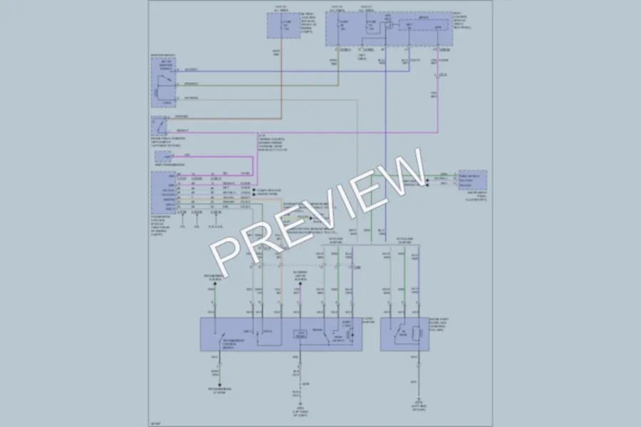 2012 Ford F150 Shift Interlock wiring diagram preview