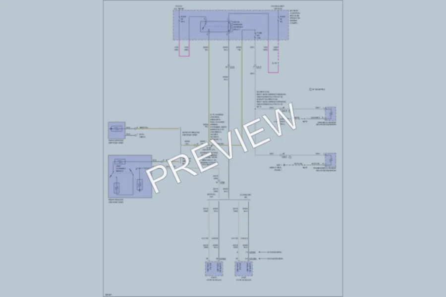2012 Ford F150 Defoggers wiring diagram preview