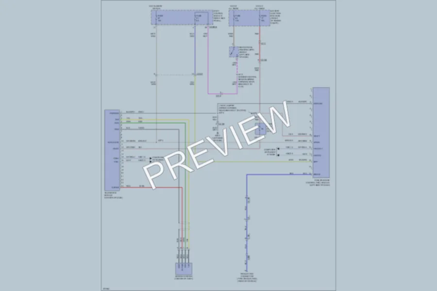 2012 Ford F150 Navigation wiring diagram preview