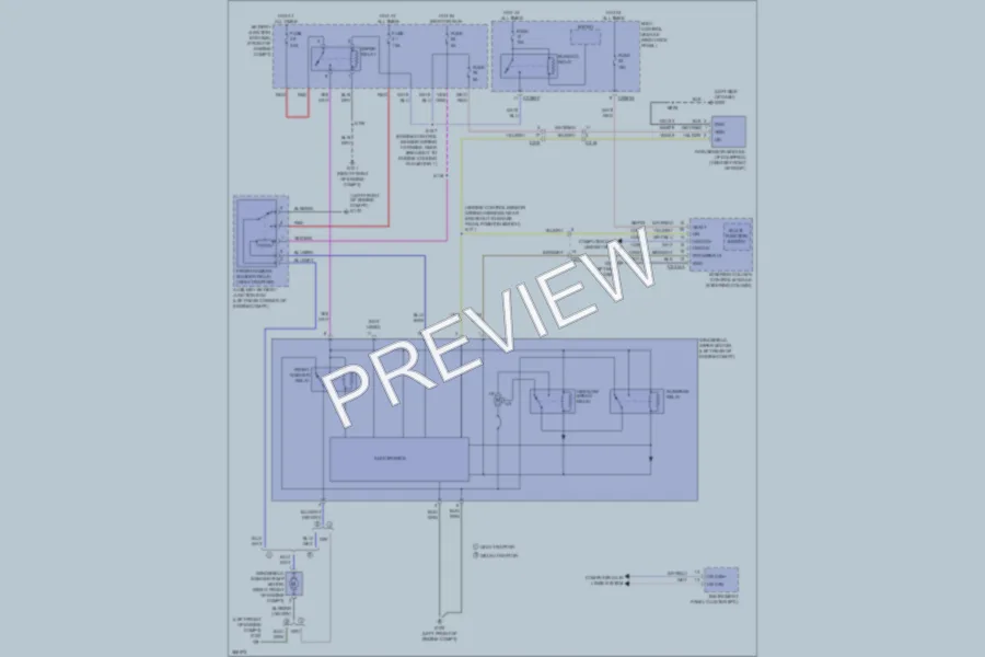 2012 Ford F150 Wiper Washer wiring diagram preview