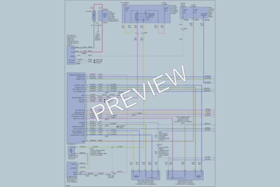 2012 Ford F350 Super Duty Air Conditioning wiring diagram preview