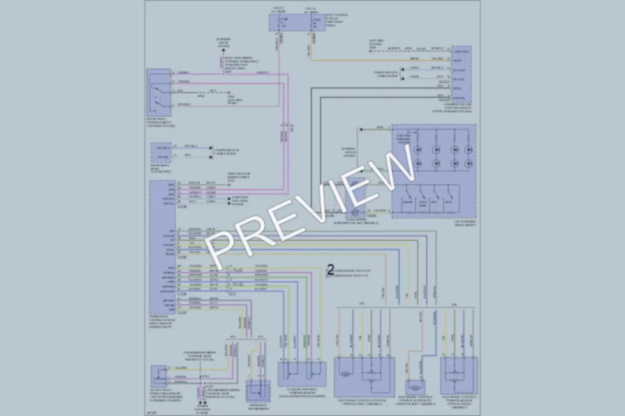 2012 Ford F550ChsCab Cruise Control wiring diagram preview