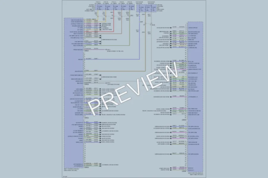 2012 Ford Fiesta Body Control Modules wiring diagram preview
