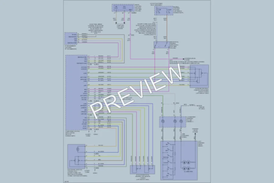 2012 Ford Flex Cruise Control wiring diagram preview
