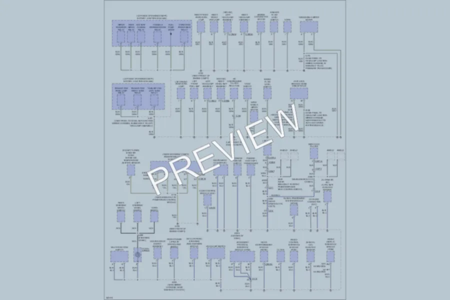 2012 Ford Flex Ground Distribution wiring diagram preview