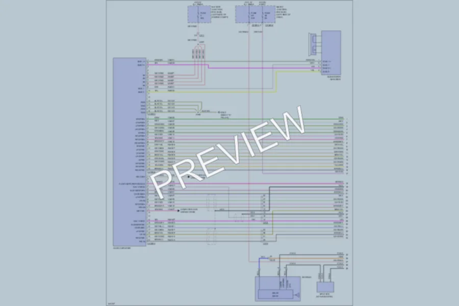 2012 Ford Flex Navigation wiring diagram preview