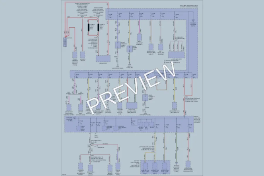 2012 Ford Flex Power Distribution wiring diagram preview