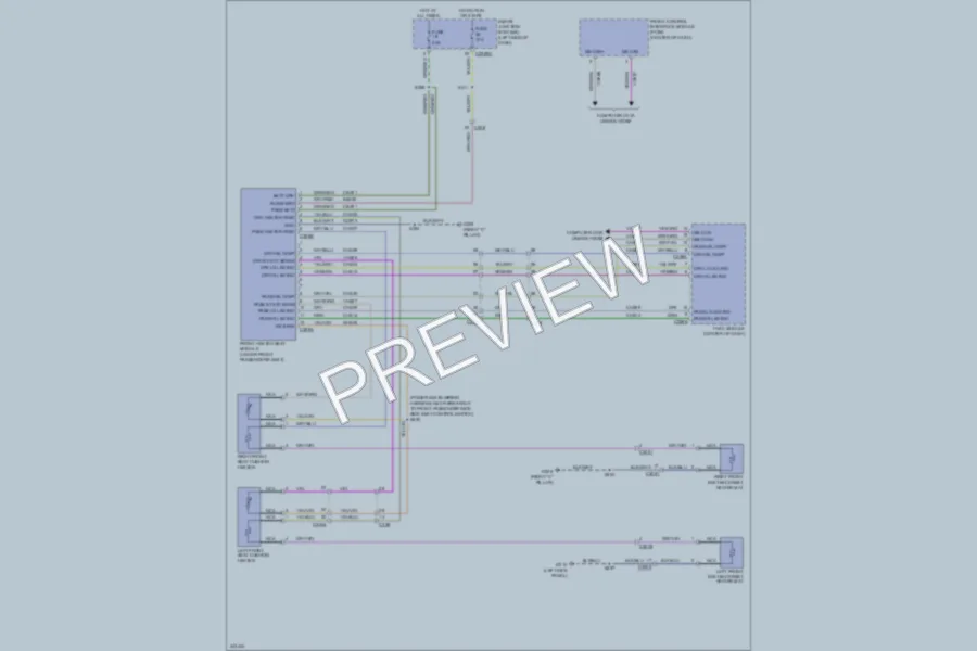 2012 Ford Flex Power Seats wiring diagram preview