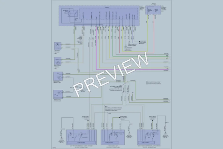 2012 Ford Focus Interior Lights wiring diagram preview