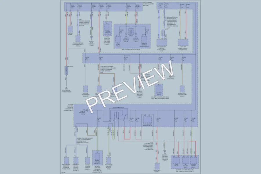 2012 Ford Focus Power Distribution wiring diagram preview