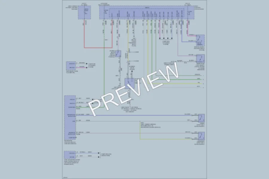 2012 Ford Focus Warning Systems wiring diagram preview