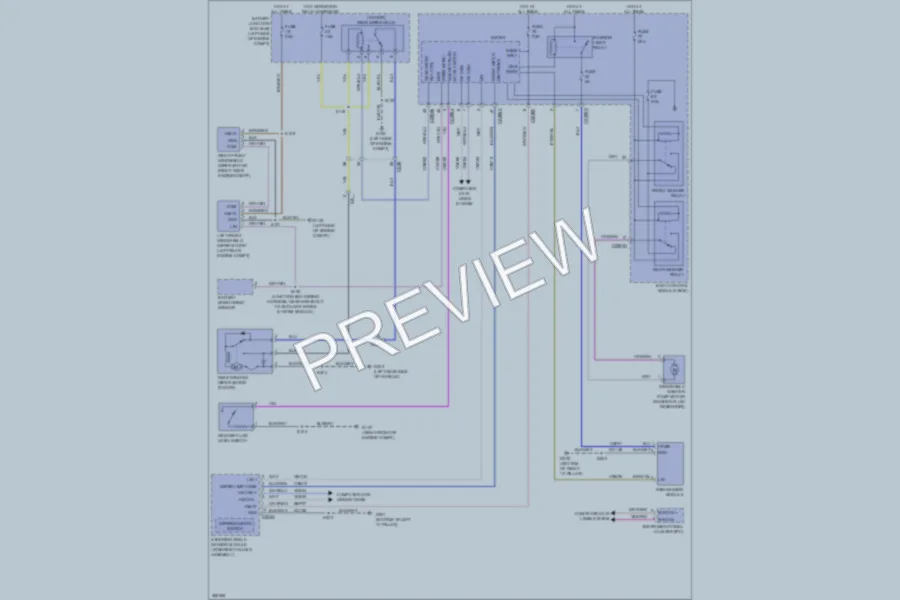 2012 Ford Focus Wiper Washer wiring diagram preview