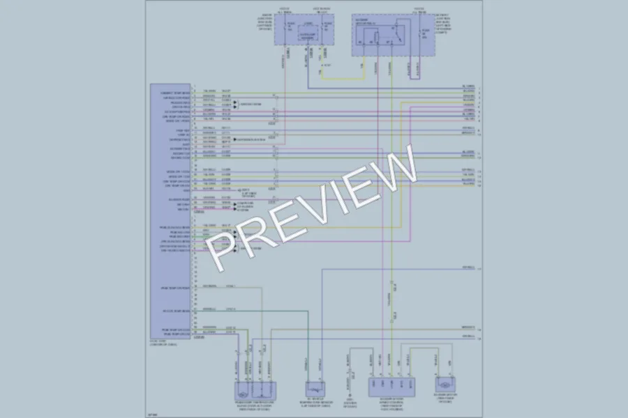 2012 Ford Fusion Air Conditioning wiring diagram preview
