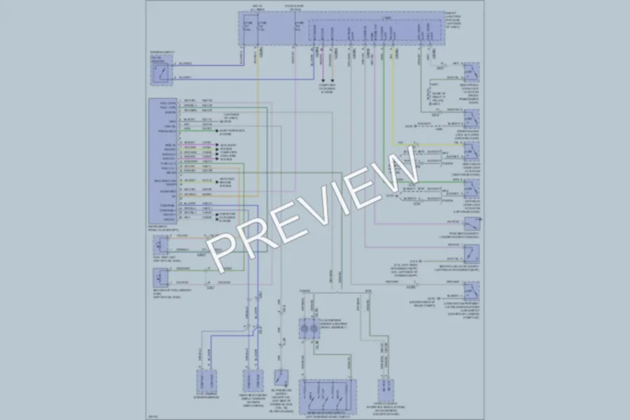 2012 Ford Fusion Instrument Cluster wiring diagram preview