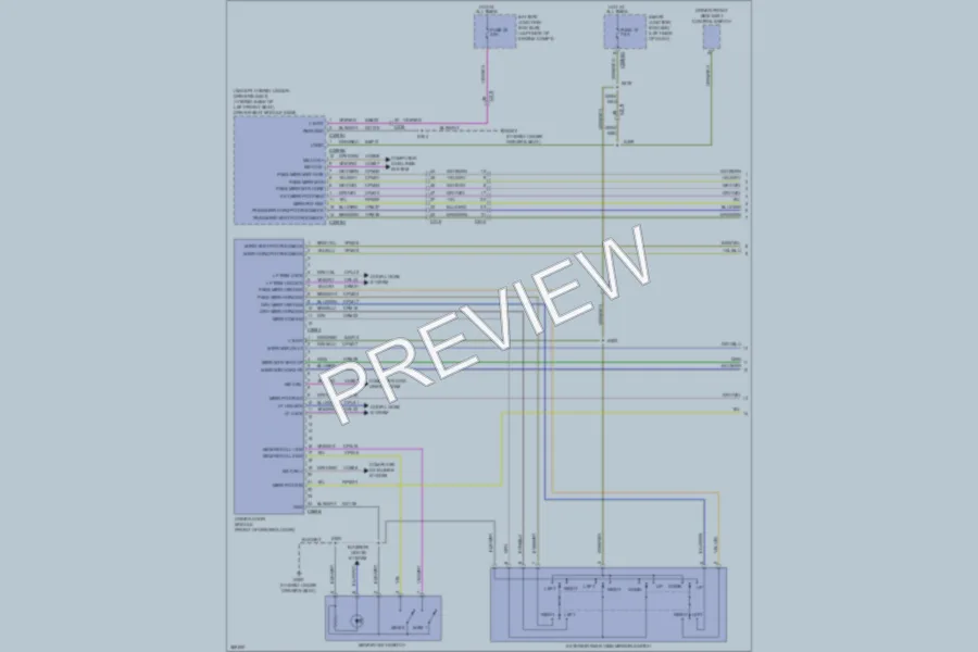 2012 Ford Fusion Memory Systems wiring diagram preview