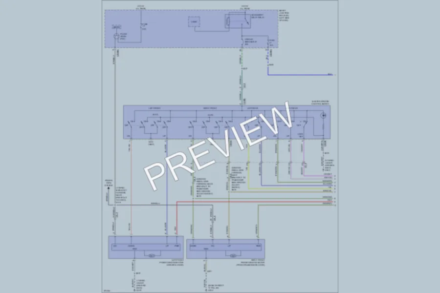 2012 Ford Fusion Power Windows wiring diagram preview